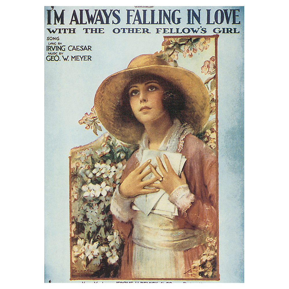 Copertina Musicale Vintage IM Always Falling In Love With The Other FellowS Gi