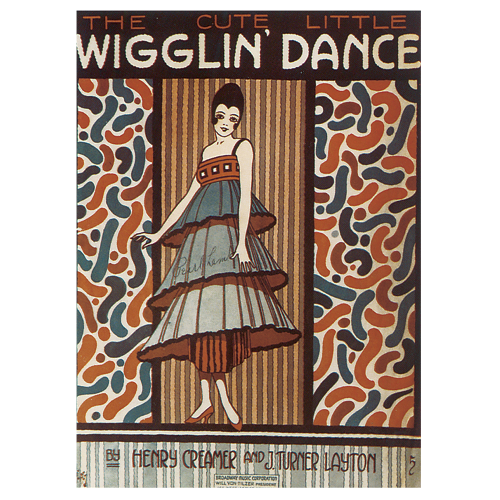 Copertina Musicale Vintage The Cute Little Wigglin Dance - Quadro Decorazione