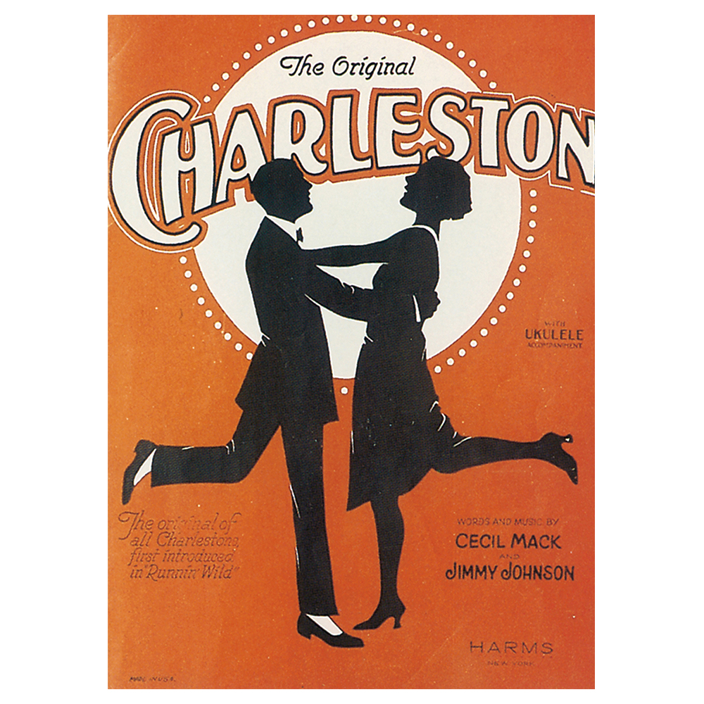 Copertina Musicale Vintage The Original Charleston - Quadro Decorazione Parete