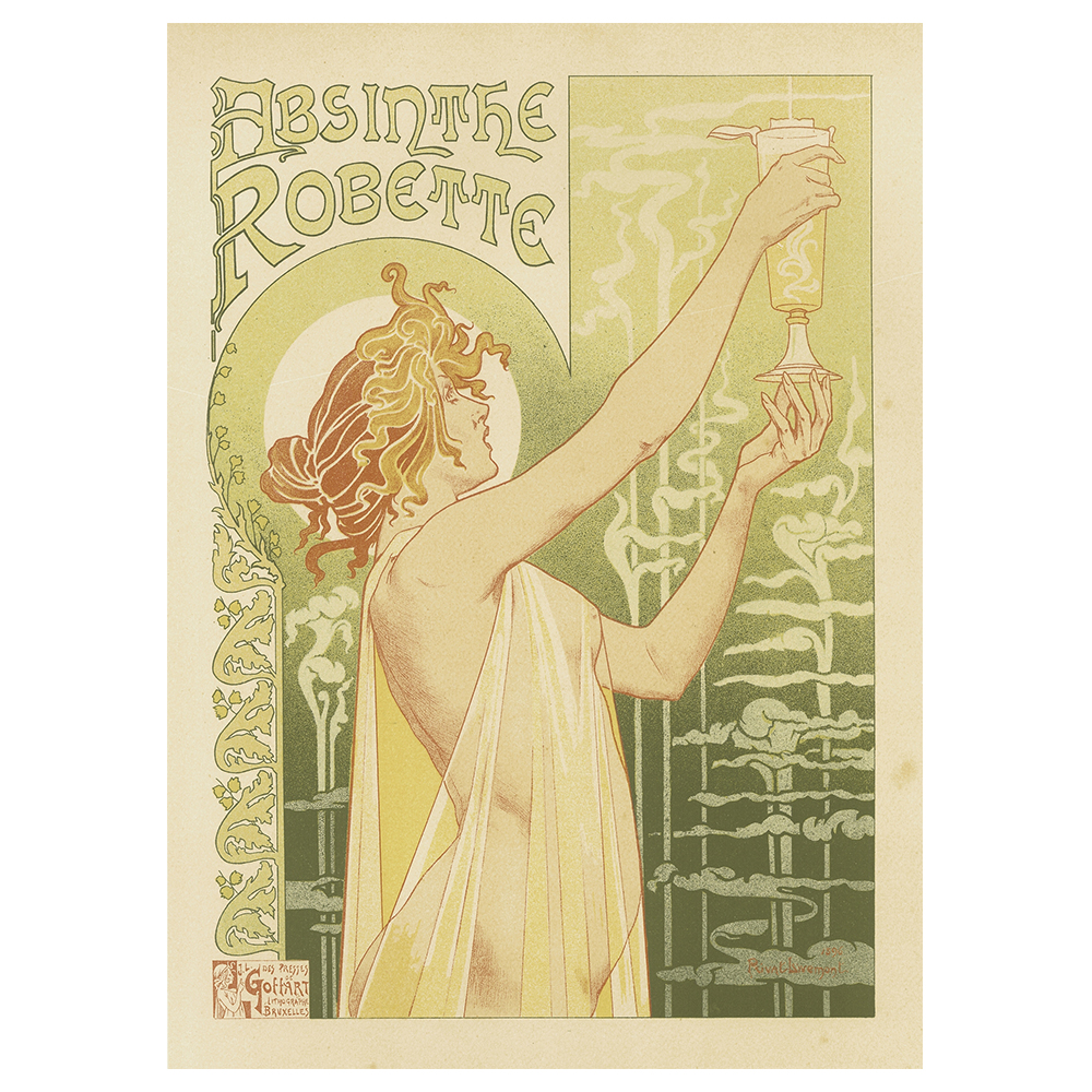 Poster Vintage Artistico Absinthe Robette - Quadro Decorazione Parete