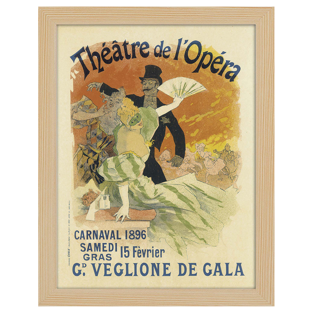 Quadri famosi, stampe su tela, posters vintage e arredo da parete - ツ  Legendarte - Poster Vintage Artistico Théâtre de l'Opéra - Quadro,  Decorazione Parete