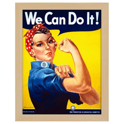 Quadri famosi, stampe su tela, posters vintage e arredo da parete - ツ  Legendarte - Poster Vintage Propaganda di guerra We Can Do It! - Rosie The  Riveter - Quadro, Decorazione Parete