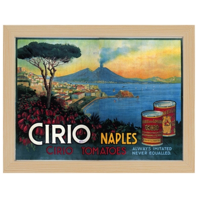 Quadri famosi, stampe su tela, posters vintage e arredo da parete - ツ  Legendarte - Poster Vintage Turistico Napoli - Quadro, Decorazione Parete