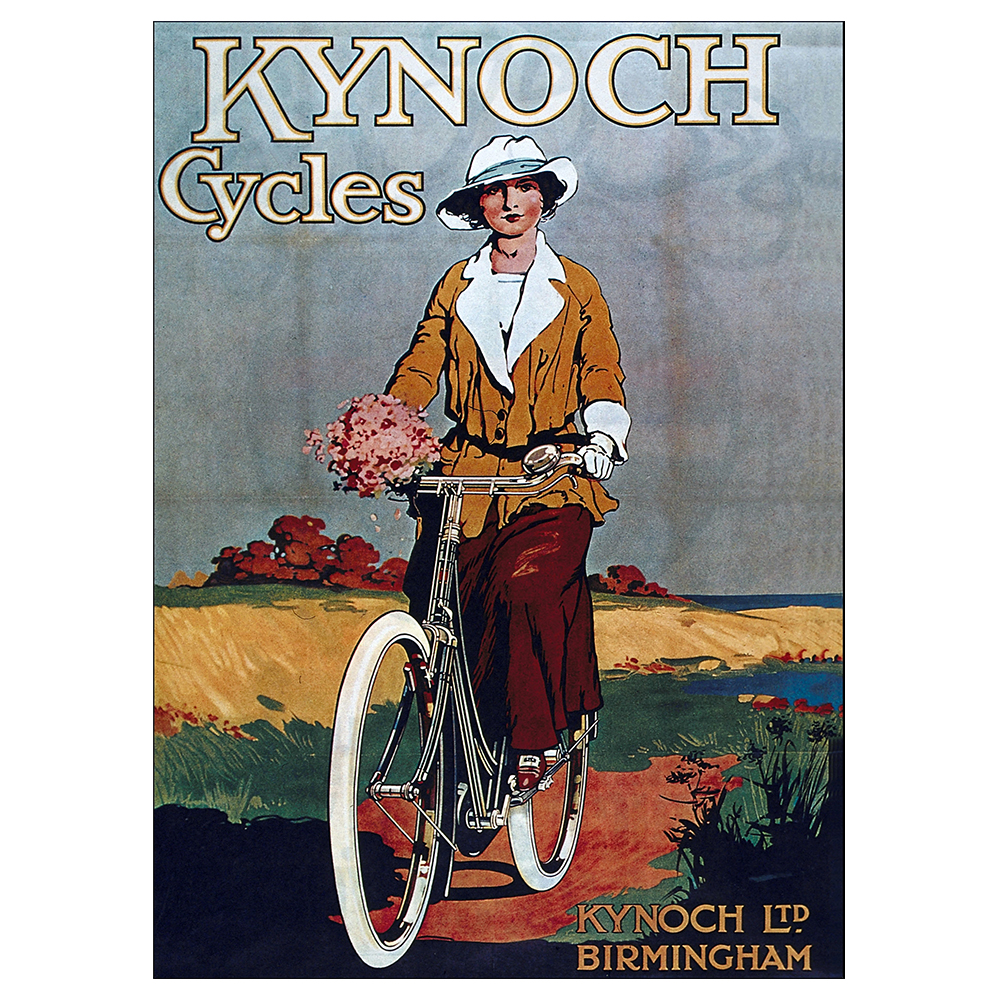 Poster Vintage Pubblicitario Kynoch Cycles - Quadro Decorazione Parete