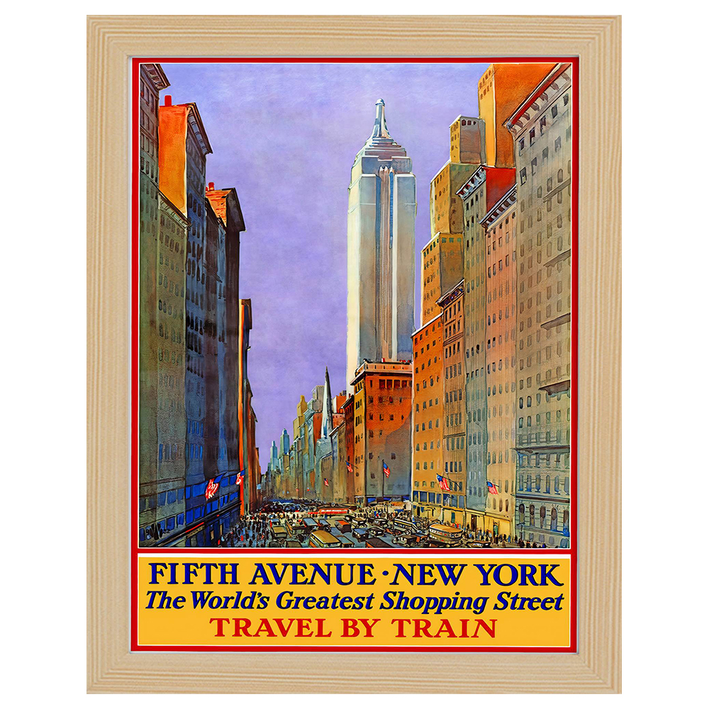 New York New York Travel Poster Art Print