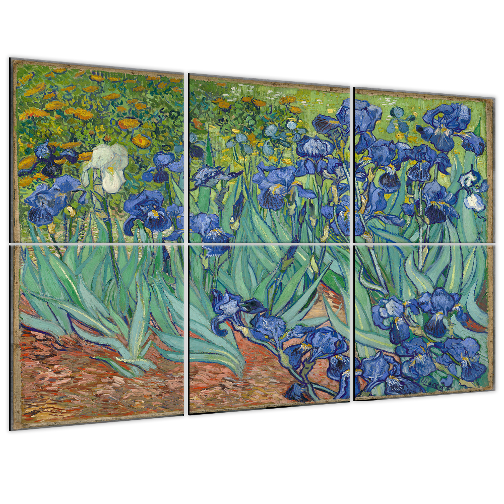 Multi Panel Wall Art Iris - Vincent Van Gogh - Wall Decoration - Famous  paintings, canvas prints, vintage posters and wall art - ツ Legendarte