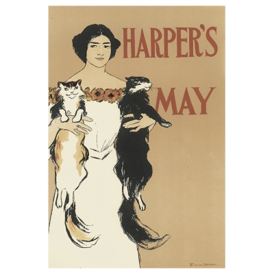 Canvas Print -  Harper's May 1896 - Edward Penfiel - Wall Art Decor