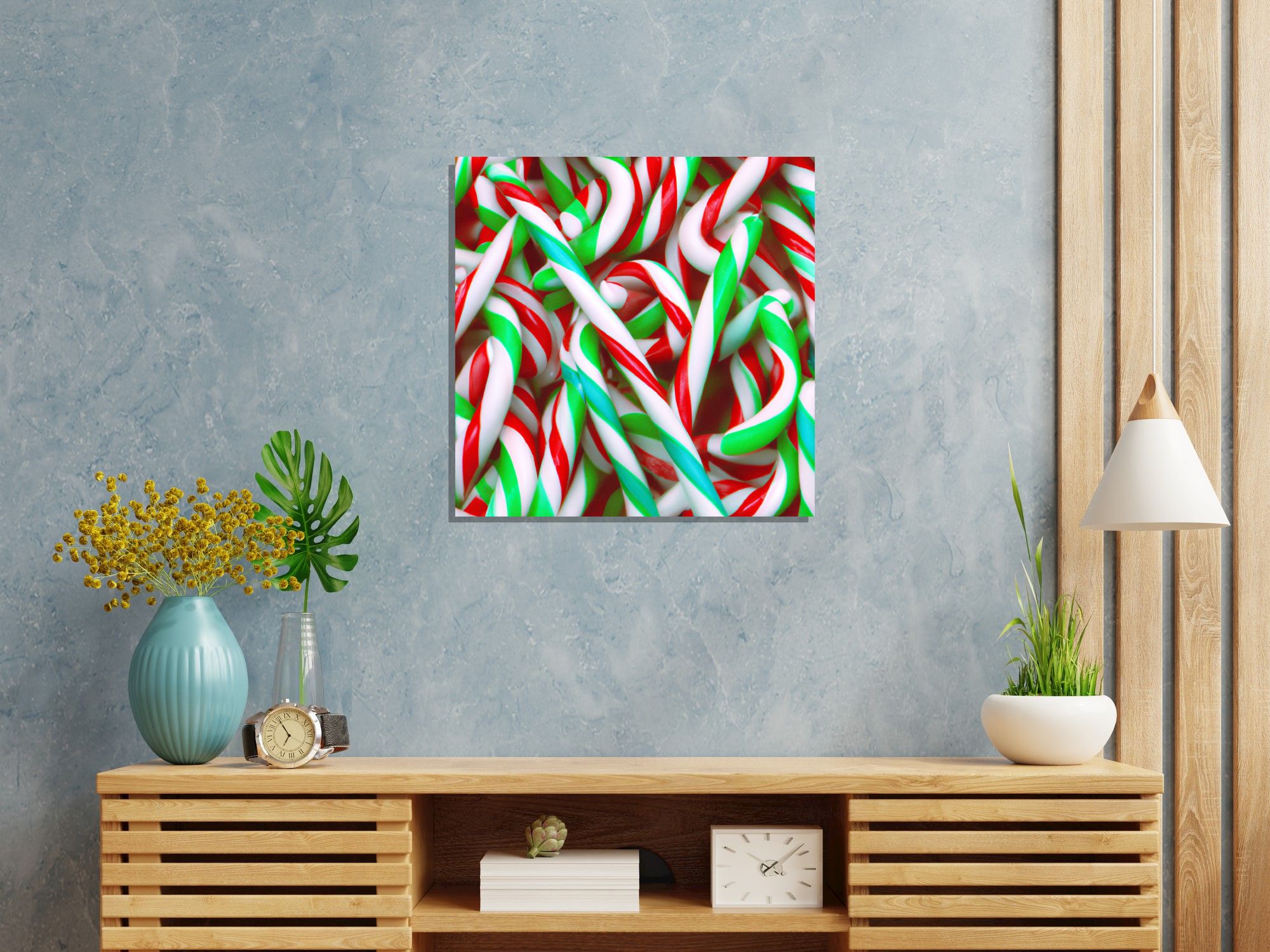 Famous paintings, canvas prints, vintage posters and wall art - ツ  Legendarte - Canvas Print - Candy Canes - Wall Art Decor