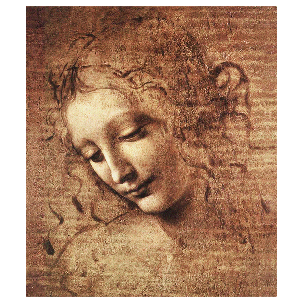 Stampa su tela - La Scapigliata - Leonardo da Vinci - Quadro su Tela Decorazion