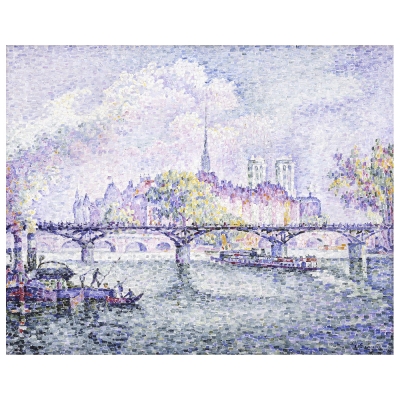 Canvas Print - Le Pont Des Arts - Paul Signac - Wall Art Decor