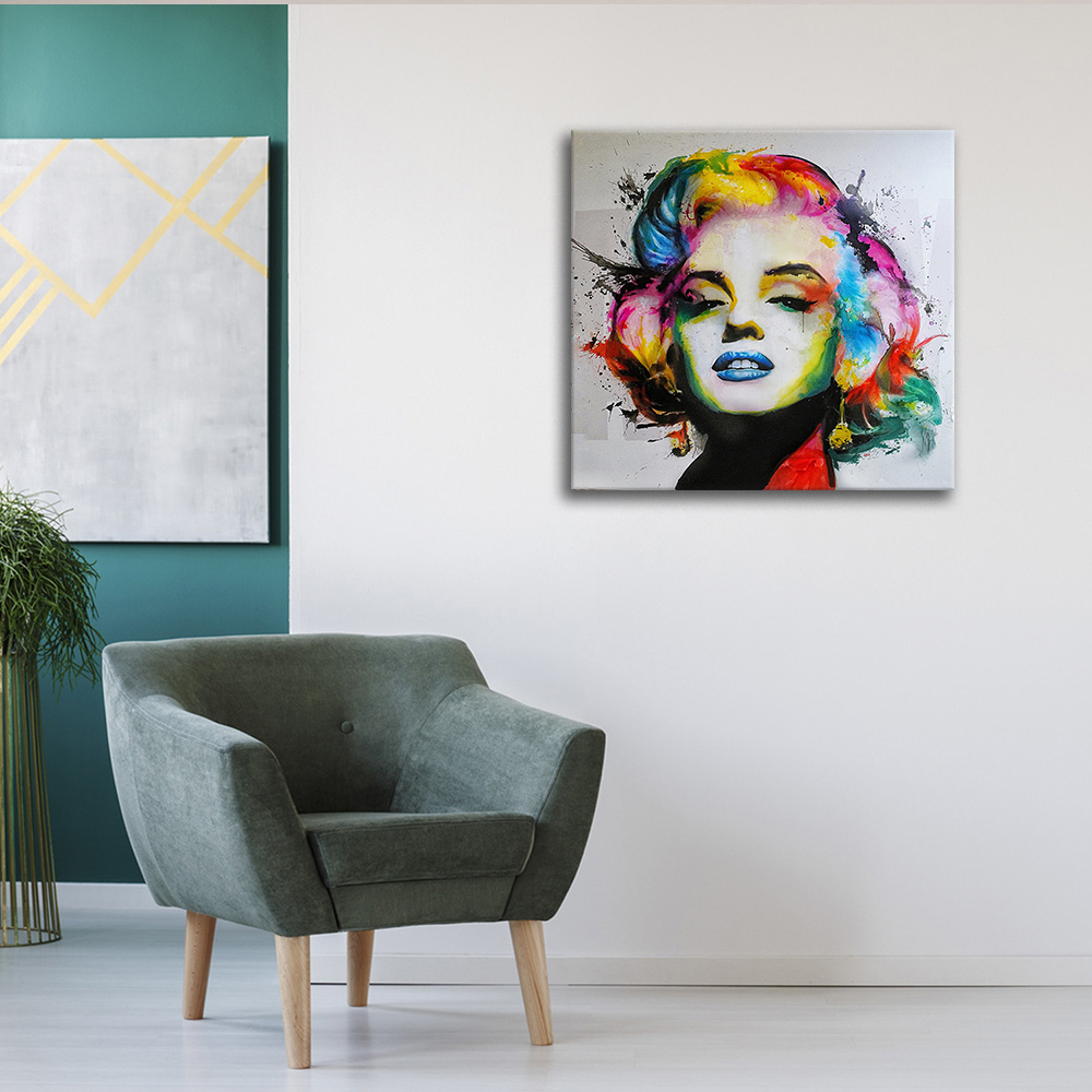 Quadri famosi, stampe su tela, posters vintage e arredo da parete - ツ  Legendarte - Stampa su tela - Marylin - Quadro su Tela, Decorazione Parete