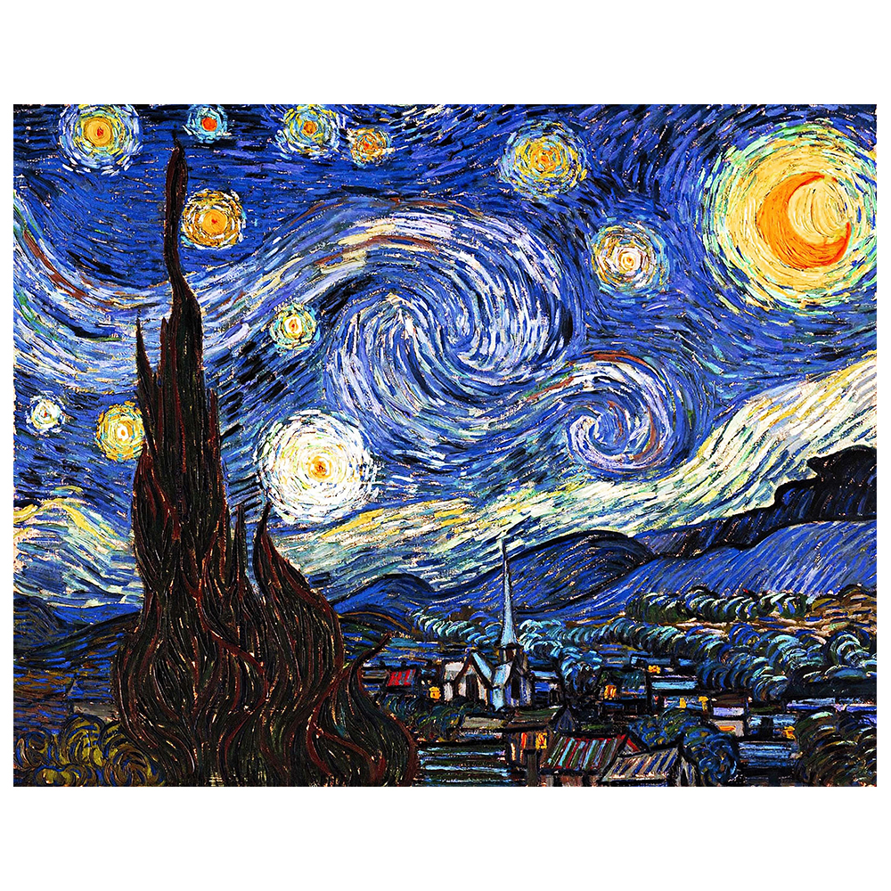 LegendArte - Stampa su tela - Iris - Vincent Van Gogh - Quadro su Tela,  Decorazione Parete cm. 80x100 : : Casa e cucina