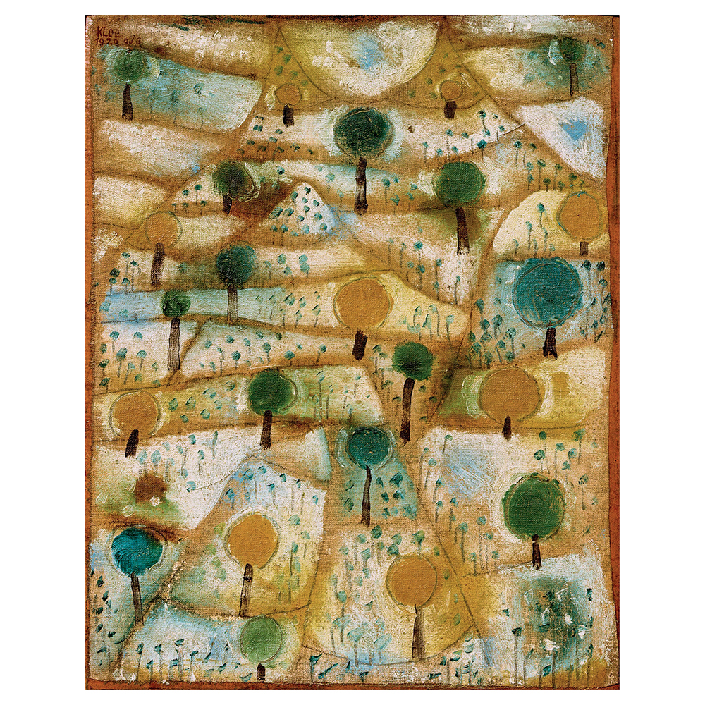 Stampa su tela - Small Rhythmic Landscape - Paul Klee - Quadro su Tela Decorazi